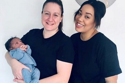 Dünyada bir İLK: Valideynlər uşağı birlikdə bətnlərində daşıdılar - FOTO-VİDEO