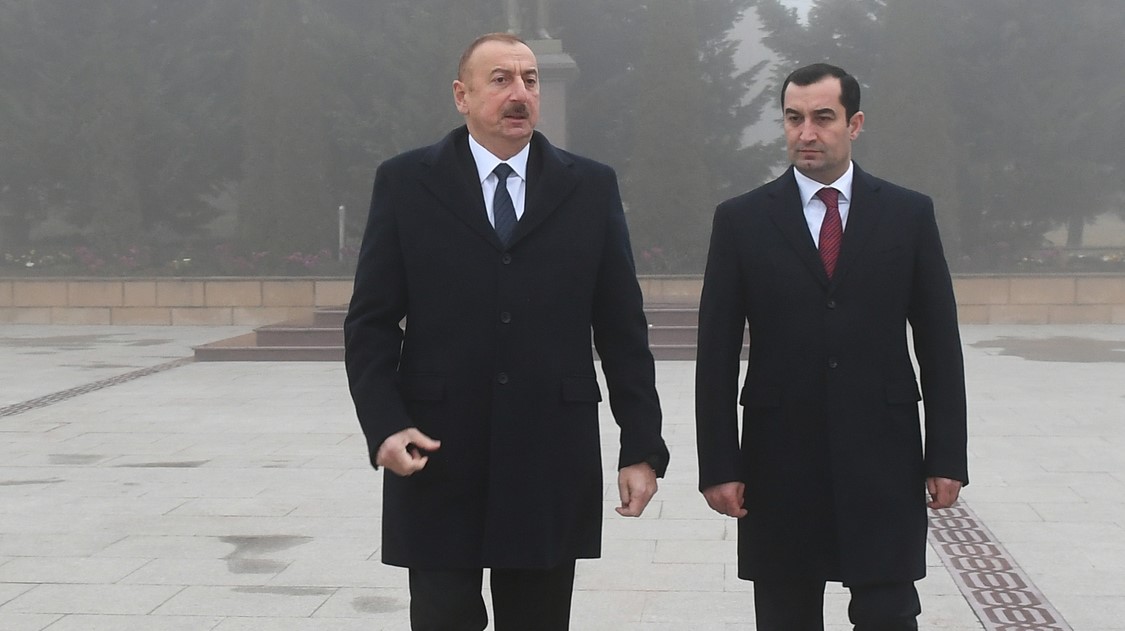 İlham Əliyev Şamaxı rayonuna səfərə gəlib