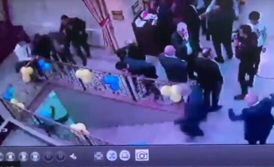 Bakıda şadlıq evində FACİƏ- ANBAAN - VİDEO