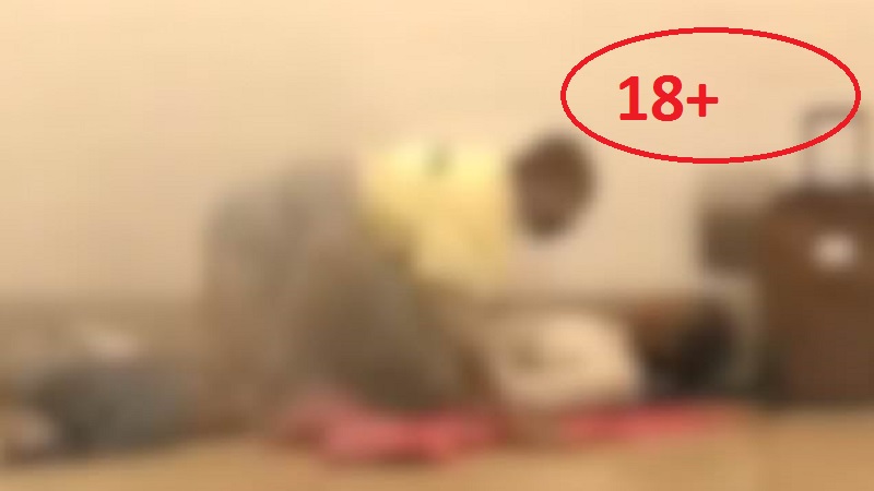 Dəmiryolu stansiyasında biabırçılıq: Qızla oğlan tutuldu (18+VİDEO)