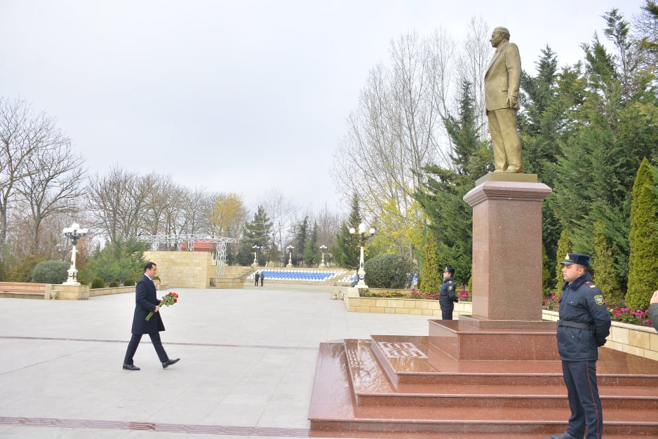 Şamaxıda Ümummilli lider Heydər Əliyevin anım günü qeyd olunub