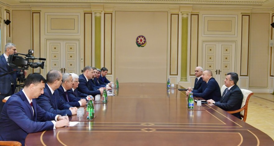 Президент Ильхам Алиев принял делегацию во главе с губернатором Астраханской области России - ОБНОВЛЕНО