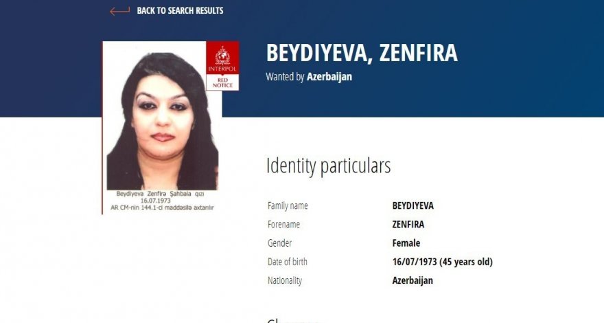 В Баку начинается суд над женщиной, арестованной Интерполом