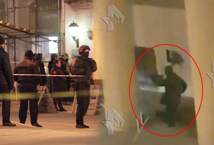 Moskvanın mərkəzində baş verən atışmadan ŞOK VİDEO