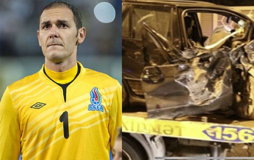 Kamran Ağayev qəzaya düşdü - FOTO