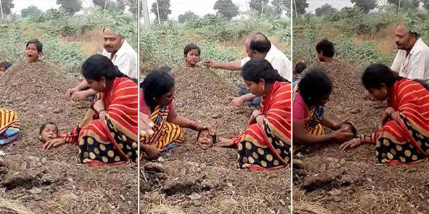 Hindistanda valideynlər fiziki məhdudiyyətli uşaqlarını torpağa basdırdılar