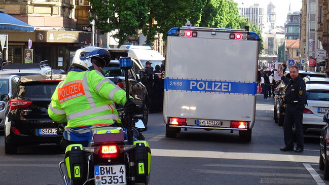 Almaniya polisi Azərbaycan vətəndaşlarını saxladı