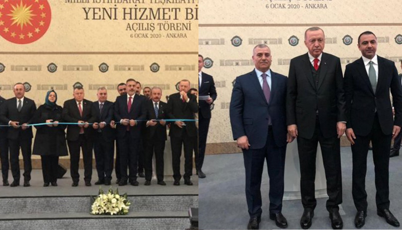 Əli Nağıyev Ərdoğanla birlikdə - DTX rəisi MİT-in yeni binasının açılışında