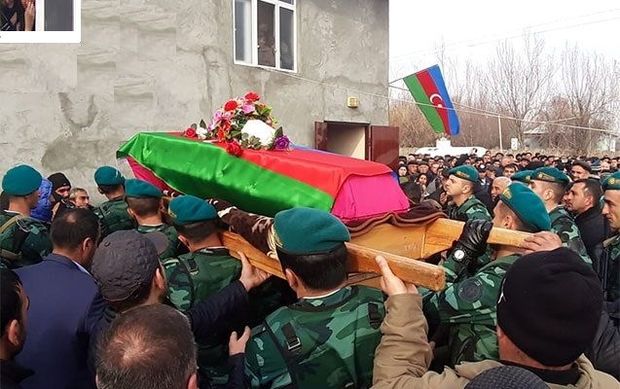 Şəhidimizin dəfn mərasimi başladı - YENİLƏNİB + FOTO