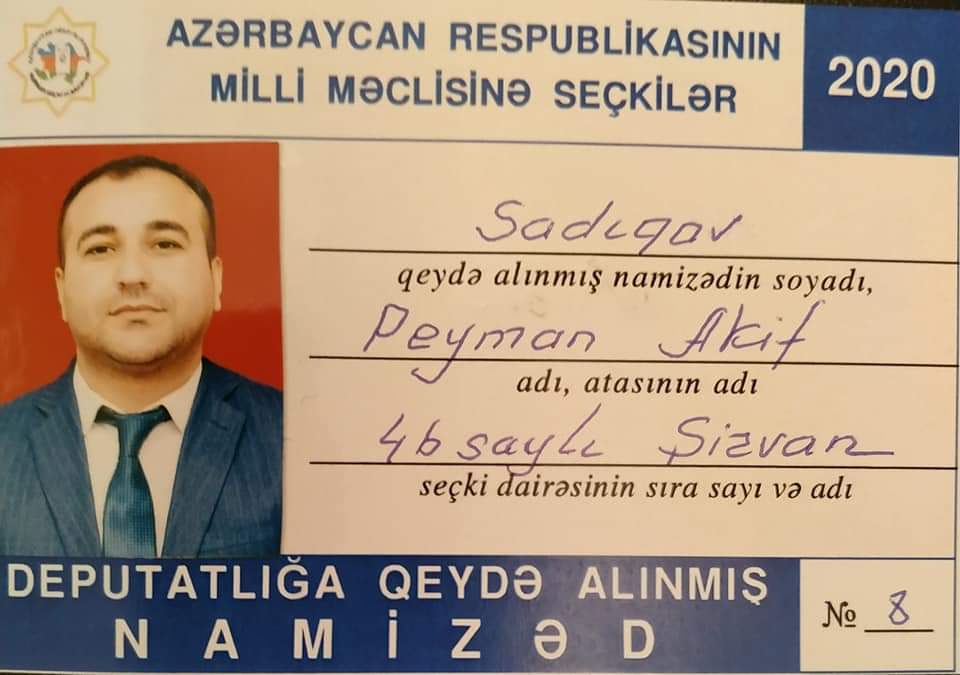 Tanınmış jurnalist Peyman Sadıqovun namizədliyi qeydə alınıb – FOTO