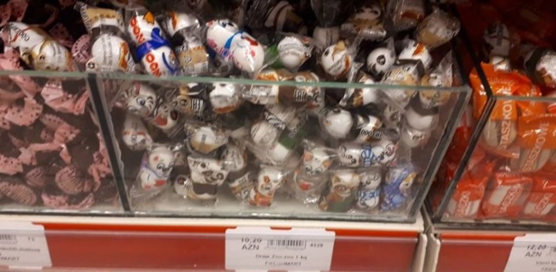 Bakının mağazalarında Ermənistan istehsalı olan konfet satılır - FOTO