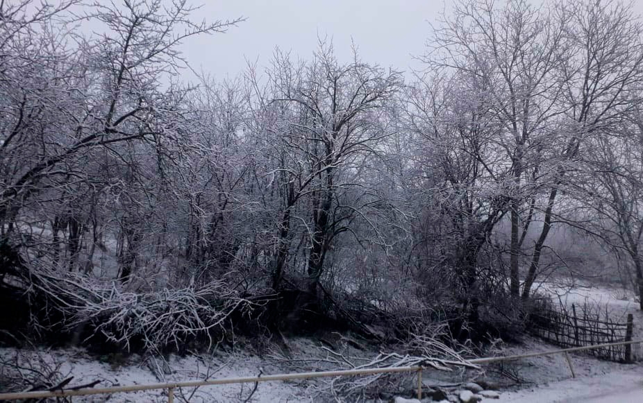 Azərbaycana qar yağdı - FOTO