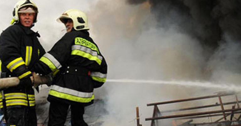 Bakıda istirahət mərkəzində YANĞIN