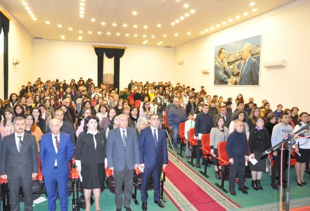 Mingəçevir Dövlət Universitetində 20 Yanvar faciəsinin  otuzuncu ildönümünə həsr olunmuş tədbir keçirilib