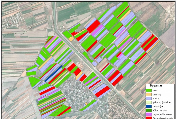Bugünədək 10 rayonda payızlıq əkinə dair məlumatların “Azərkosmos”dan çəkilişlər əsasında yoxlamaları başa çatıb