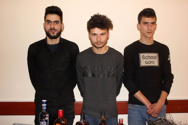 Qubada oğru gənclər tutuldu - FOTO