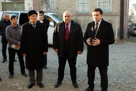 Gəncə şəhəri Əbül-Üla Gəncəvi küçəsində seçicilərlə görüş