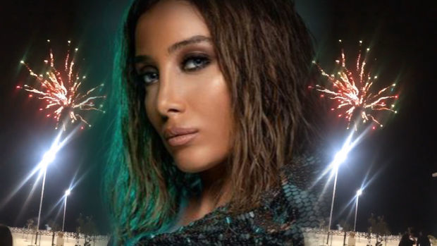 День рождения Гюнай Ибрагимли на бульваре завершился фейерверком - ВИДЕО