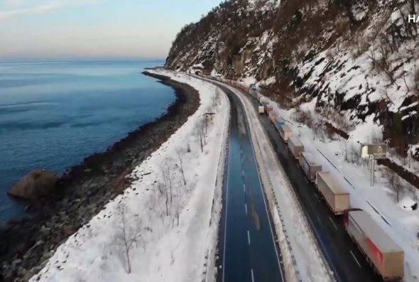 Türkiyə-Gürcüstan sərhədində böyük tıxac - VİDEO