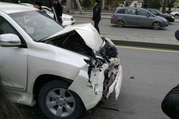 Bakıda zəncirvari qəza: Xəsarət alan var