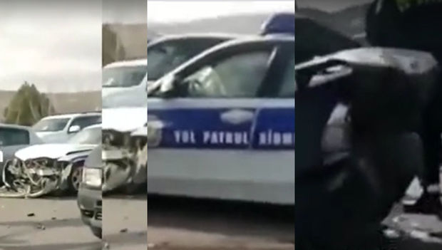 YPX avtomobili “Mercedes”ə çırpıldı - VİDEO