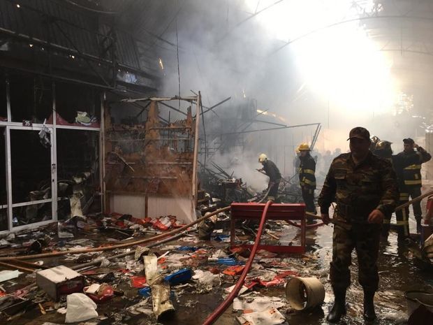 Владельцам сгоревших магазинов в ТЦ 