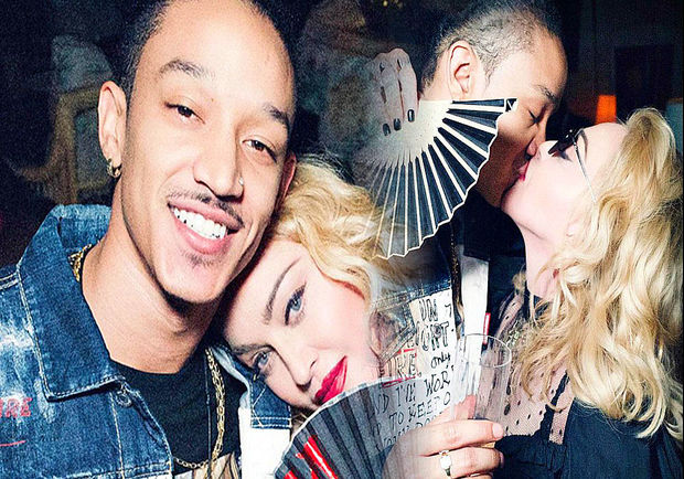 Madonna birinciliyini rəqqası ilə öpüşərək qeyd etdi - FOTO/VİDEO