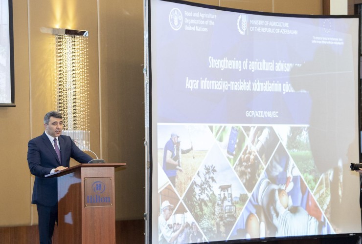 Azərbaycanda aqrar məsləhət xidmətlərinin gücləndirilməsinə dair layihənin təqdimatı keçirilib
