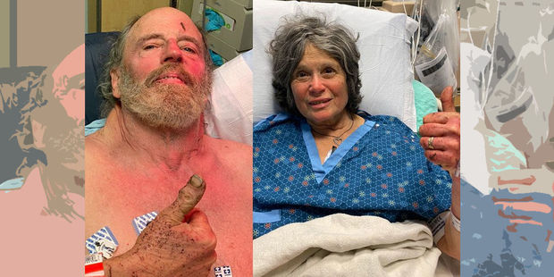 Gölməçə alim ər-arvadın həyatını xilas etdi - VİDEO