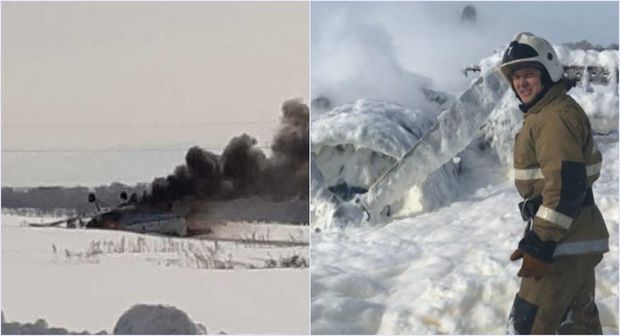 Самолет Ан-2 вынужденно сел в Казахстане - ФОТО/ВИДЕО