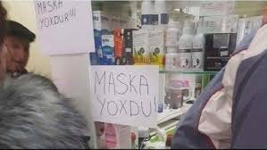 Bakıda apteklərdə tibbi maska və spirt tapılmır - VİDEO