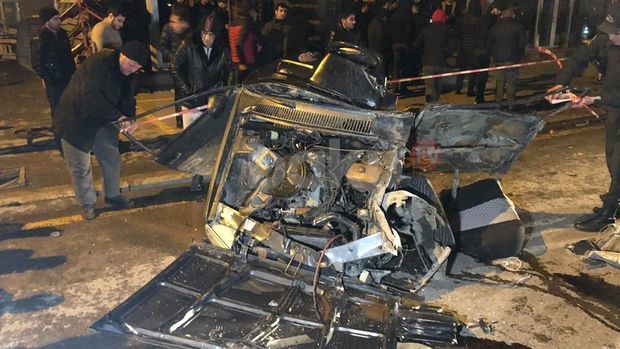 Жертвами ужасного ДТП в Баку стали два человека - ФОТО/ВИДЕО