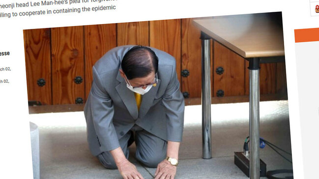 Sekta başçısı diz çöküb üzr istədi - KORONAVİRUSA GÖRƏ - FOTO-VİDEO