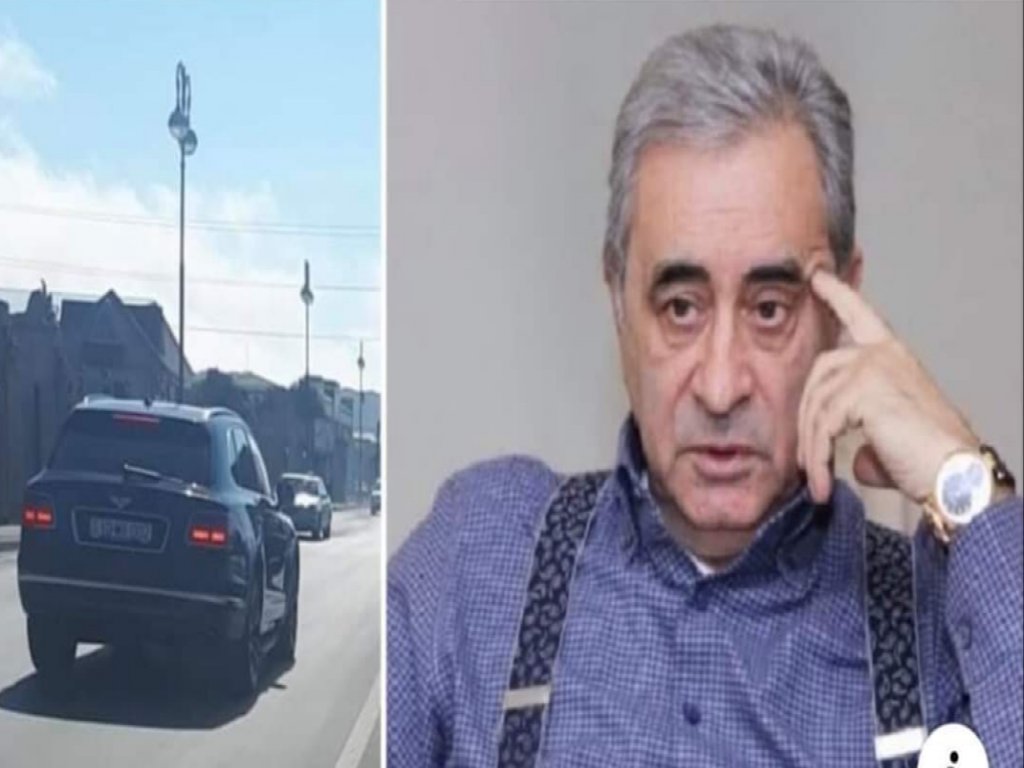 Məşhur iş adamı İlham Rəhimovun avtomobili Bakıda “protiv” gedir (VİDEO)