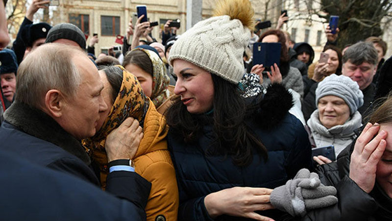 Putin evlilik təklifi aldı (VİDEO)