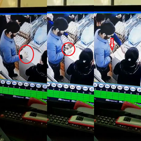 Bakıda mağazada fırıldaqçılıq: Kassiri belə aldatdı - VİDEO