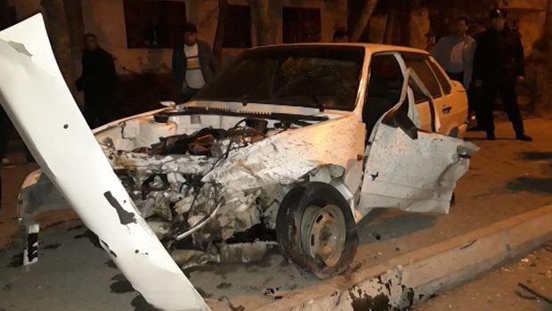 В Мингячевире произошла цепная авария: есть пострадавшие - ВИДЕО