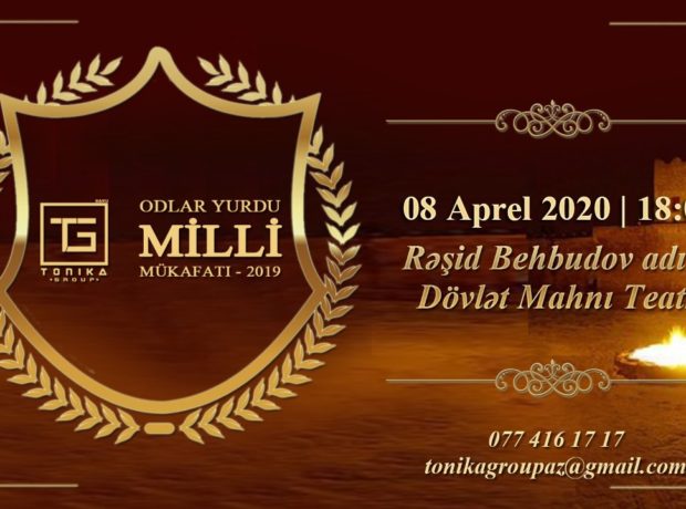 “Odlar Yurdu–2019” Milli Mükafatı 8 apreldə təqdim olunacaq