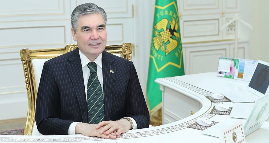 В Баку состоялась церемония официальной встречи Гурбангулы Бердымухамедова