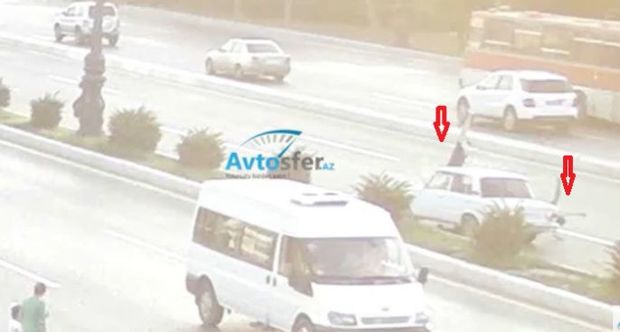 Bakıda ana və uşağı maşın belə vurdu - ANBAAN VİDEO