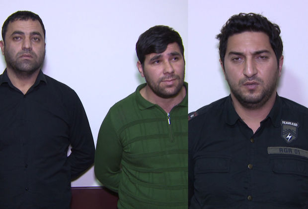 Vətəndaşlardan hədə-qorxu ilə pul tələb edən dəstə üzvləri tutuldu - FOTO