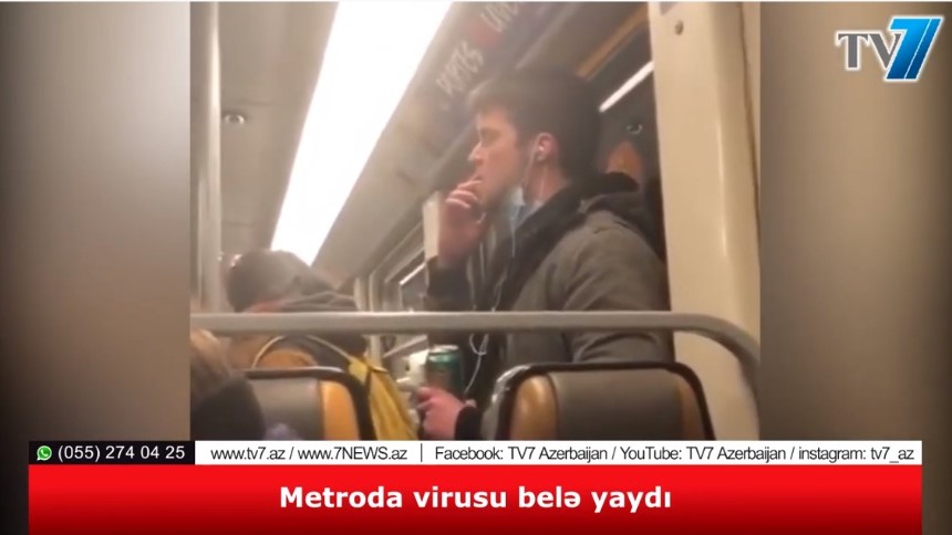 Metroda sərnişin xəstəliyi belə yaydı - VİDEO