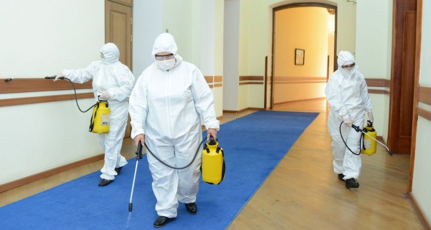 В Азербайджане дезинфицируются учреждения социального обслуживания - ФОТО