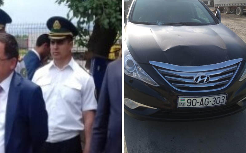 General Mehdiyevin qohumu maşınla adam öldürüb - FOTO