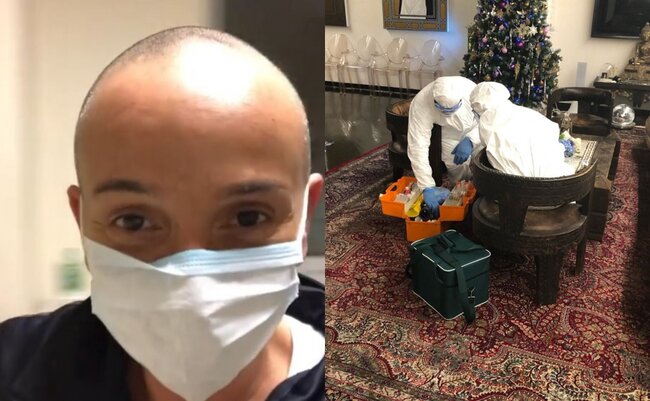 Aydan Salahova karantindən görüntülərini yaydı - Video