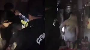 Bakıda Rusalka adlı fahişəxanada reyd - VİDEO