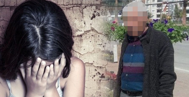 Nəvəsi ilə oynamağa gələn uşağı zorladı - FOTO