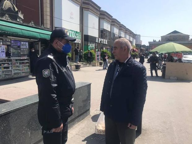 В Баку штрафуют нарушителей карантинного режима - ФОТО