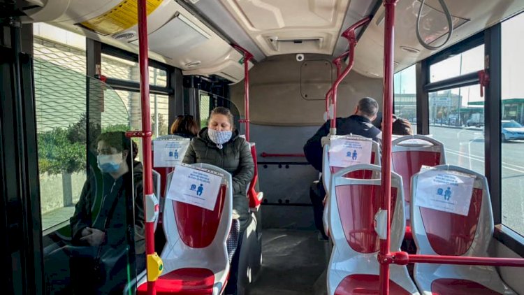 Bu gündən avtobuslarda sərnişinlər belə oturacaq - Foto