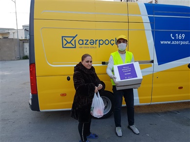 “Azərpoçt” MMC tərəfindən bu günədək 3 mindən artıq ailəyə yardım paylanılıb